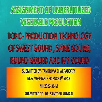 Underutilized Cucurbitaceous Vegetables.pptx