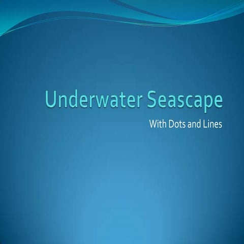 Underwater seascape
