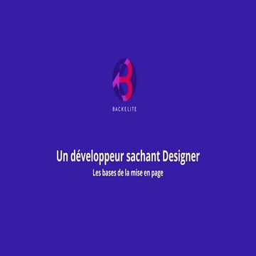 Un développeur sachant designer par Audrey Hacq