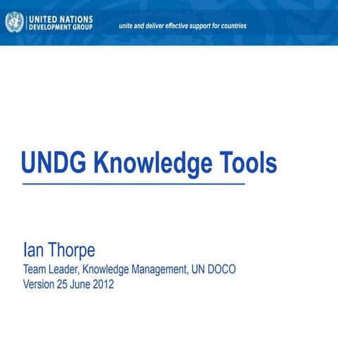 Un development group (undg)