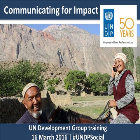 United Nations Development Group training 16_march2016
