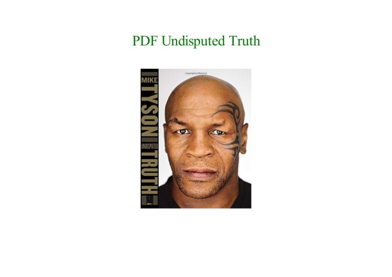 42+ Mike Tyson Undisputed Truth Book Pdf Pictures
