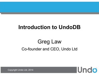 Undo tech overview_201410