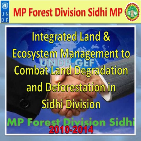 UNDP-GEF Sidhi, MP Forest Division Sidhi 2013