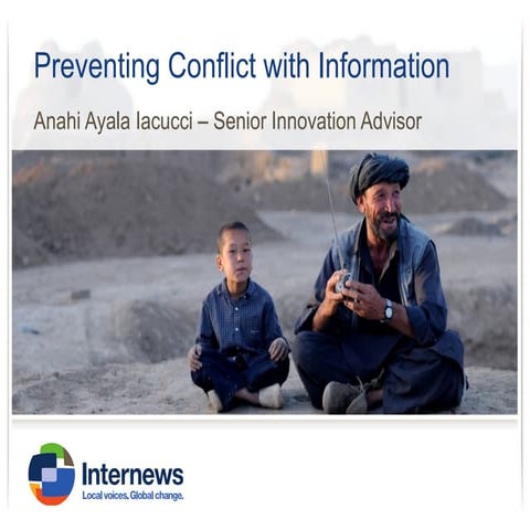 Preventing Conflict with the right information - UNDP Workshop