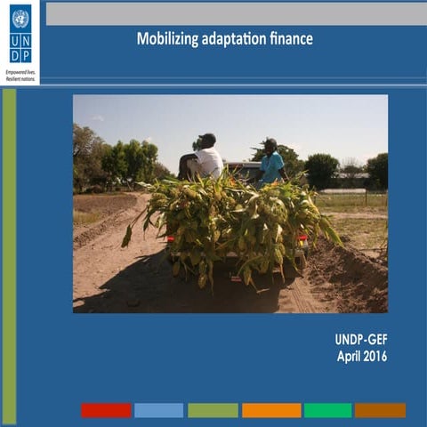Finance strategies for adaptation. Presentation for CANCC | PDF