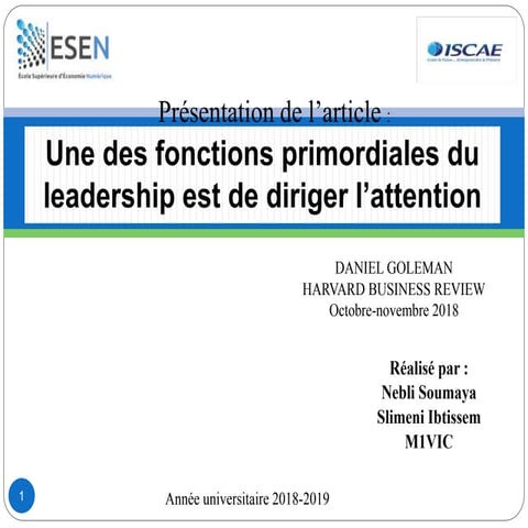Une des-fonctions-primordiales-du-leadership-est-de-diriger-lattention ...