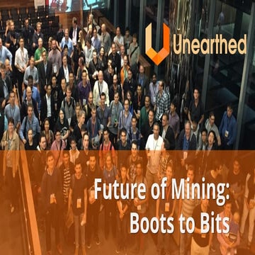 Future of Mining: From Boots to Bits