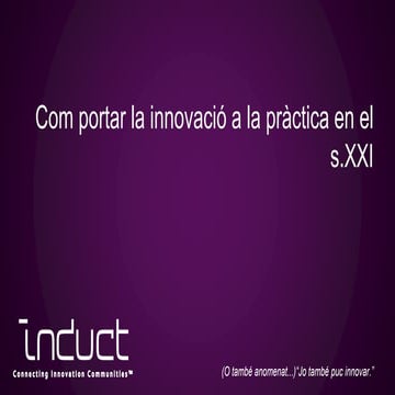 Jo també puc innovar (presentació UNED Tudela)