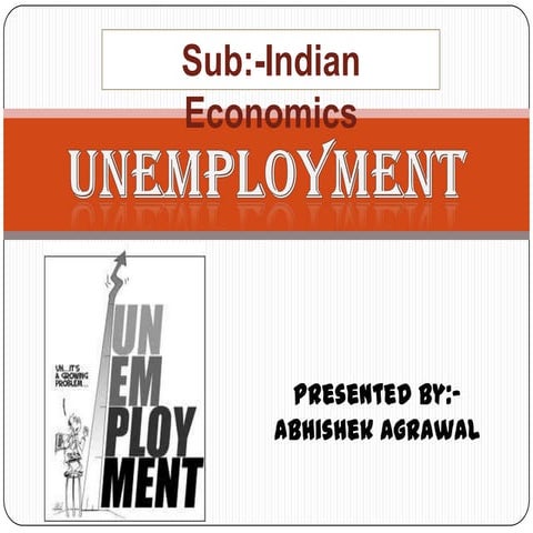 Unemployment, India's greatest problem.