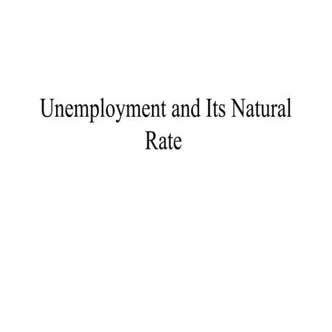 Unemployment (1)