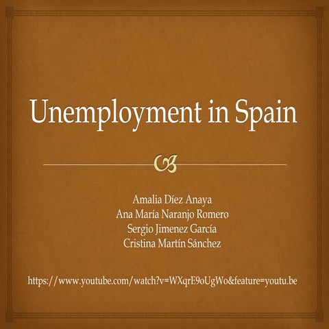 Unemployment in spain (2)