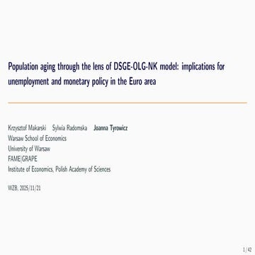 Population aging through the lens of DSGE-OLG-NK model: implications for unem...