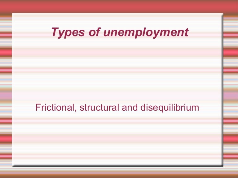 Unemployment types