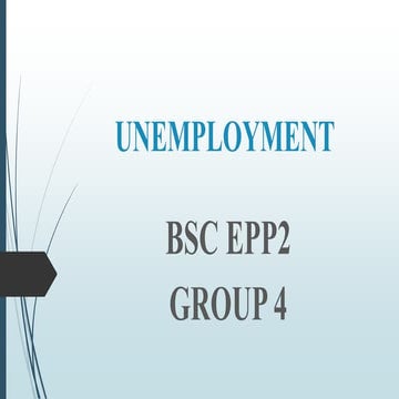 UNEMPLOYMENT work ( slides).pptx