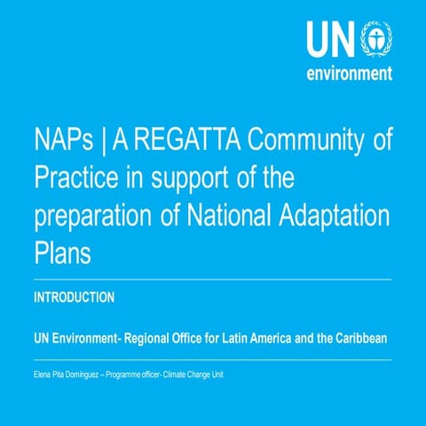 Climate classroom: UNEP REGATTA