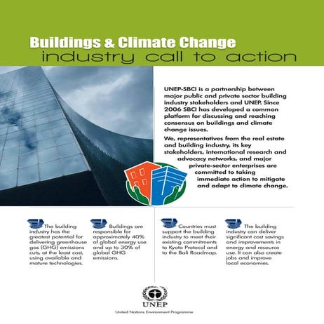 UN Environmental Program SBCI Call To Action