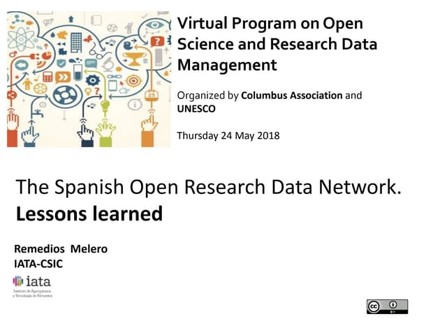 The Spanish Open Research Data Network. Lessons learned