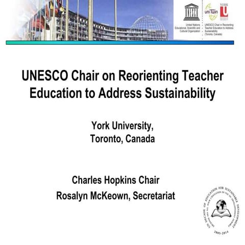 UNESCO Chairs_Charles Hopkins