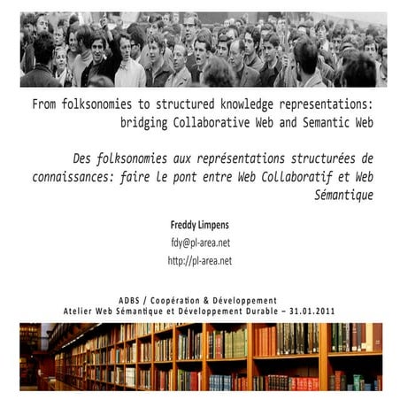 Bridging Social Web and Sem Web : 2 application cases in the field of sustain...