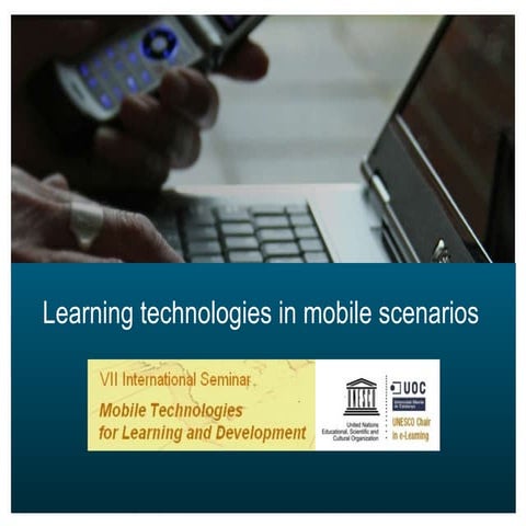 Learning technologies in mobile scenarios (By Magí Almirall)