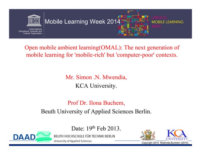 Mobile Learning Africa (UNESCO)