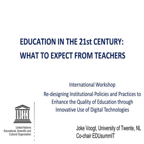 Unesco workshop ed usumm it 2011 sofia 15 june