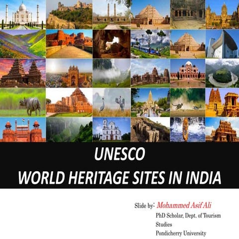 UNESCO 40 World Heritage Sites in India (1983-2022) - Mohammed Asif Ali