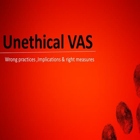 Unethical Mobile VAS implications & solutions 
