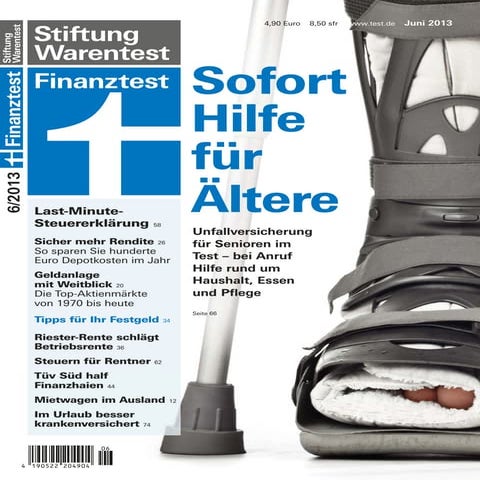 Testvergleich: Unfallversicherung 50plus - Unfallversicherung fuer best ager ...