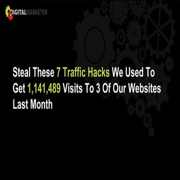 Ungagged London 2015 Presentation - Traffic Hacks