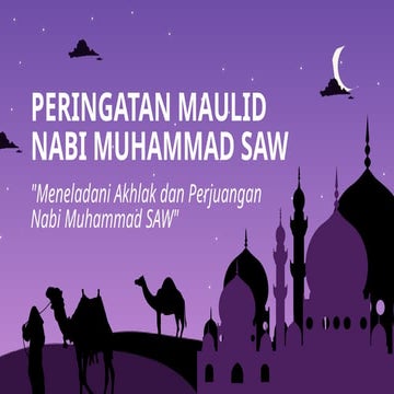 Presentasi ini Maulid nabi muhammad saw | PPTX