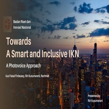 Towards a Smart and Inclusive IKN  : A Photovoice Approach