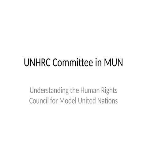 UNHRC_MUN_Pitch (1).pptx and will helpyou too muc | PPTX