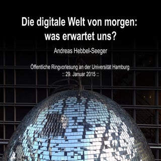Die digitale Welt von morgen: was e...