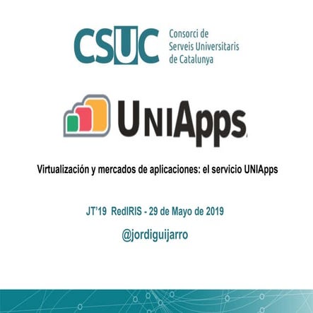 Virtualización y mercados de aplicaciones: el servicio UniApps | PDF