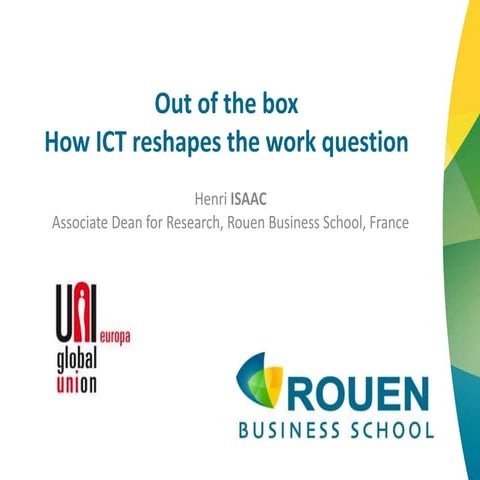Out of the Box: How ICT reshapes the work question