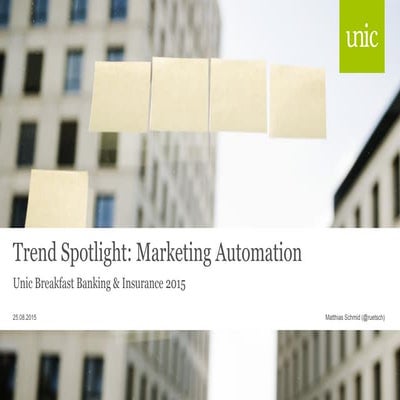 Trend Spotlight: Marketing Automation