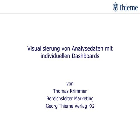 Unic Analytics-Breakfast - Webanalyse bei Thieme