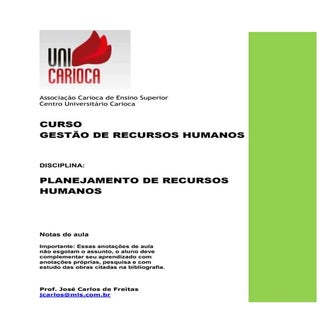 Unicarioca   apostila de planejamen...