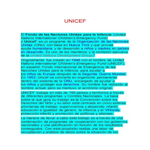 Unicef | PPTX