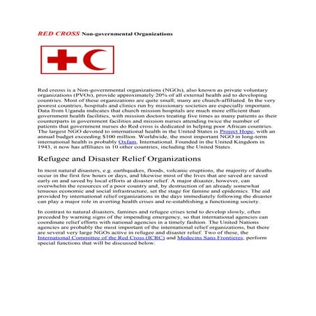 Unicef  competitive analysis