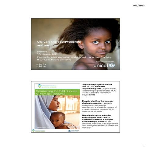 Unicef o'connell equity and vaccine supply 5_sep13