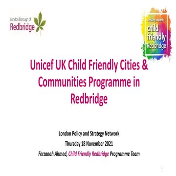 Child Friendly Community