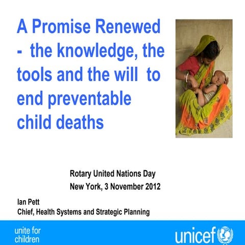 Unicef rotary un day 3 november 2012