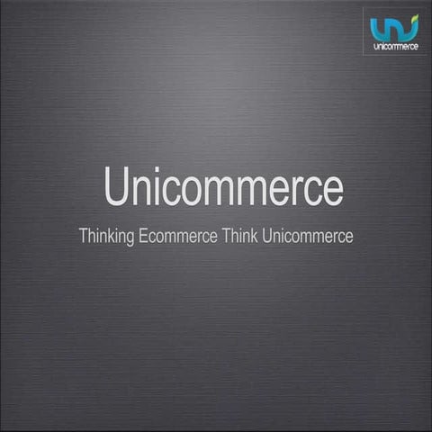Unicommerce ECAI Presentation | PPTX