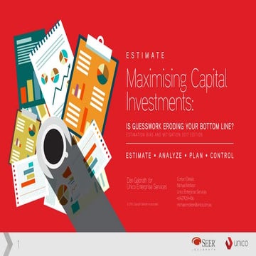 Maximising Capital Investments - is guesswork eroding your bottomline?
