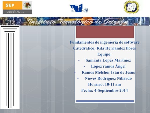 Unidad 1 (1.3) Fundamentos de ingeniería de software 
