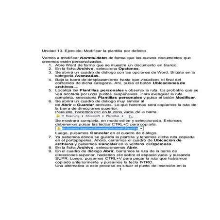 Unidad 13 modificar plantillas de word