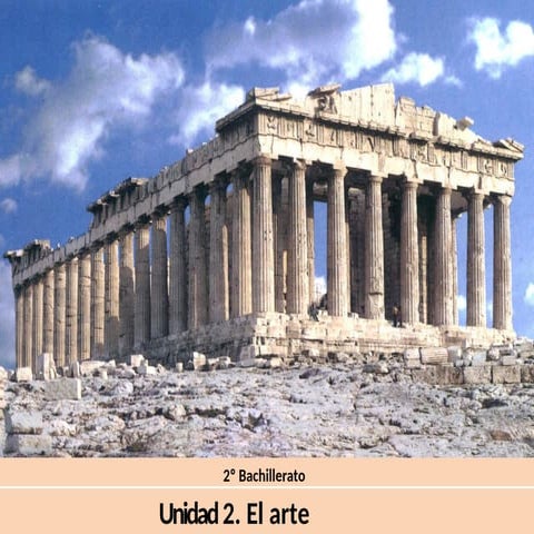 unidad 2 el-arte-griego para 2º de bachillerato